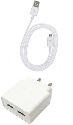 DAKRON Wall Charger Accessory Combo for Coolpad Mega 5(White)