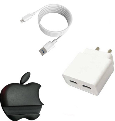 DAKRON Wall Charger Accessory Combo for Vivo S1(White)