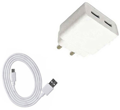 DAKRON Wall Charger Accessory Combo for Realme 3i(White)