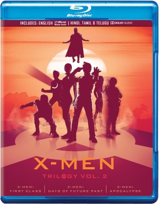 X-Men Trilogy - Vol 2: M-Men: First Class + X-Men: Days Of Future Past + X-Men: Apocalypse(Blu-ray English)