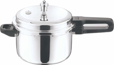 VINOD Vinod Platinum Triply Induction Friendly Pressure Cooker 5 LTR. 5 L Outer Lid Induction Bottom Pressure Cooker(Aluminium)