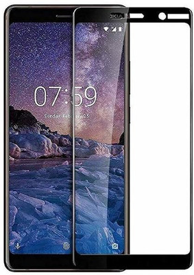 CaseTrendz Edge To Edge Tempered Glass for NOKIA 3.1(Pack of 1)