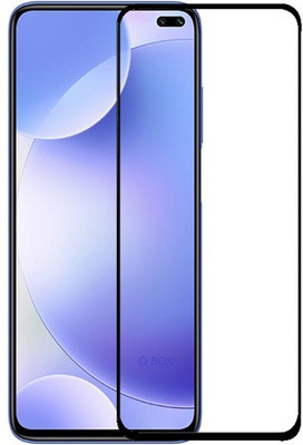 Q Box Edge To Edge Tempered Glass for poco x3(Pack of 1)