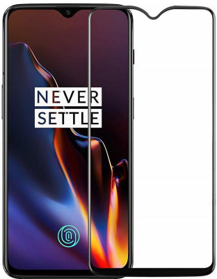 CaseTrendz Edge To Edge Tempered Glass for OnePlus 6T(Pack of 1)