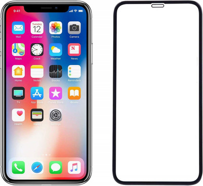 NKCASE Edge To Edge Tempered Glass for Apple iPhone X(Pack of 1)