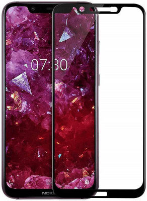 CaseTrendz Edge To Edge Tempered Glass for NOKIA 8.1(Pack of 1)