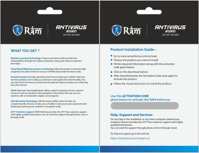 RAM Anti-virus 1 User 5 Years(Voucher)