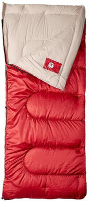 19% OFF on Coleman Palmetto Sleeping Bag, Temp -1.1C to 10C, 1.9 Kg(Red)