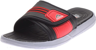 Adda Men Slides(Black, Red , 7)