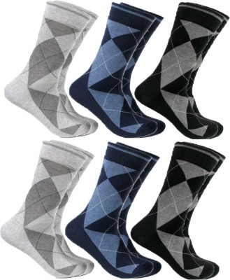 HICODE Men Mid-Calf/Crew(Pack of 6)