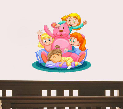 Littlebuds 50 cm Little Kids Removable Sticker(Pack of 1)