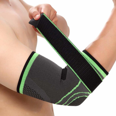 DreamPalace India 1 PC Outdoor Gym Protector arm Sleeve Adjustable Breathable High Elastic Elbow Elbow Support(Multicolor)