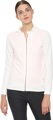 Van Heusen Full Sleeve Solid Women Sweatshirt