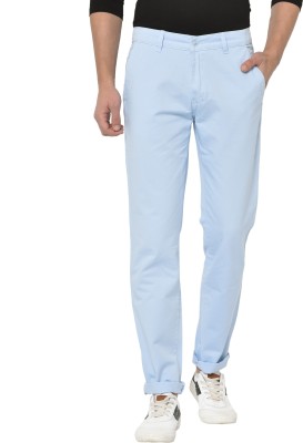 STUDIO NEXX Regular Fit Men Light Blue Trousers
