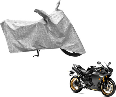 Flipkart SmartBuy Waterproof Two Wheeler Cover for Yamaha(YZF R1, Silver)