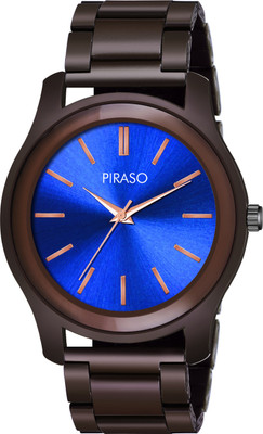 PIRASO GRD-1904-BL-PK SLIM SERIES ANALOG WATCH FOR MEN BOYS STAINLESS STEEL BLUE DIAL Analog Watch  - For Men