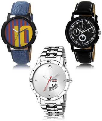 SWIFFIN New latest Designer Combo of 3 Analog Watch  - For Men
