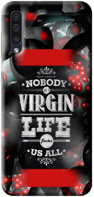 NDCOM Back Cover for Samsung Galaxy A50 Virgin Life Printed(Multicolor, Hard Case, Pack of: 1)