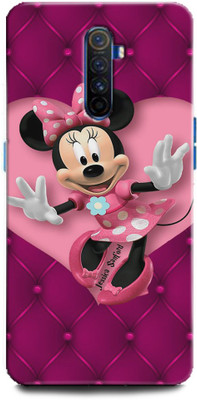 INDICRAFT Back Cover for Realme X2 Pro Minnie Mouse, Fine pink Art, Cartoon, Disney(Multicolor, Hard Case)