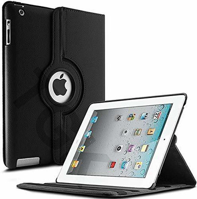 TGK Book Cover for Apple iPad 2, iPad 3,iPad 4 (A1458, A1459, A1460, A1416, A1430, A1403, A1395, A1396, A1397)(Black, Cases with Holder)