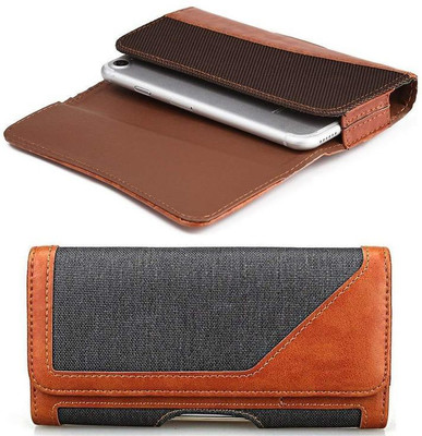 FITSMART Pouch for Realme X2 Pro(Brown, Holster, Pack of: 1)