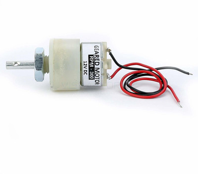 Electrobot 300 Rpm - 12v Centre Shaft Dc Geared Motor Motor Control Electronic Hobby Kit