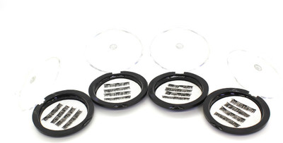 Vinayakart 8 Pairs 3D Triple Magnetic Ultra Thin False Eyelashes Reusable(Pack of 16)