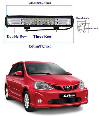 PRTEK LED Fog Lamp Unit for Toyota Etios Liva