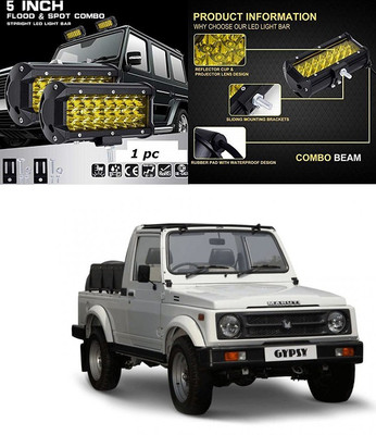 PRTEK LED Fog Lamp Unit for Maruti Suzuki Gypsy King