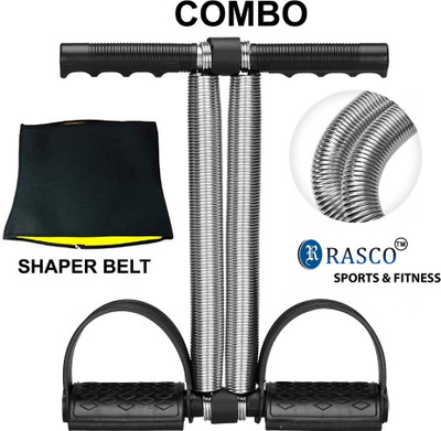 RASCO KIT HOT SHAPER BELT & PURE STEEL DOUBLE SPRING TUMMY TRIMMER Fitness Accessory Kit Kit