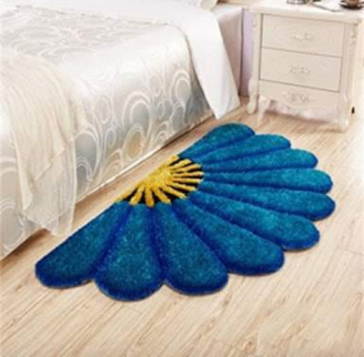 Gopal Ji Creations Polyester Door Mat(Blue, Medium)