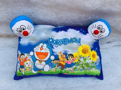 Gopal Ji Creations Microfibre Sleeping Pillow Pack of 1 Toons & Characters(Blue, Yellow)