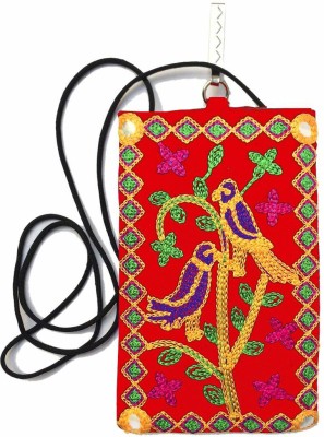 SHREE SHAGUN Ethnic Embroidered Mobile Pouch Pouch