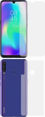 Fashion Way Front and Back Screen Guard for TECNO SPARK POWER(Pack of 2)