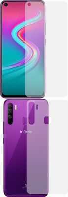 Fashion Way Front and Back Screen Guard for INFINIX S5 LITE(Pack of 2)