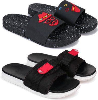 ORICUM Men Slides(Multicolor , 9)