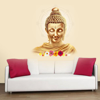 KgnDesigns 58 cm Vinyl Decorative AC Air Conditioner Sticker (21x 91 cm, Multicolour) Self Adhesive Sticker(Pack of 1)