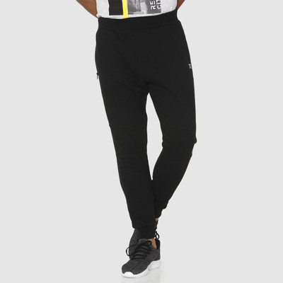 mufti-solid-men-black-track-pants