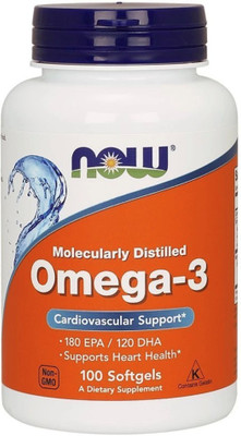 Now Foods OMEGA 3(100 Tablets)