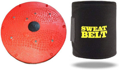 Shopeleven Accupressure twister and sweat belt combo Ab Exerciser(Multicolor)
