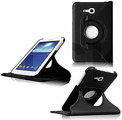 TGK Book Cover for Samsung Galaxy TAB 3, TAB 3V, SM- T116, SM- T113, SM- T110, SM- T111 (7.0 inch NEO Lite)(Black, Cases with Holder)