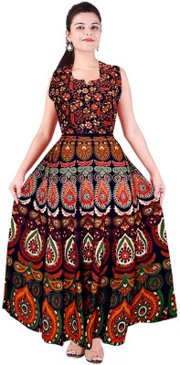 Shree Disha Women Maxi Multicolor Dress