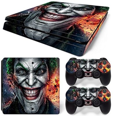 ELTON Joker Theme 3M Skin Sticker Cover for PS4 Slim Console and Controllers  Gaming Accessory Kit(Multicolor, For PS4)
