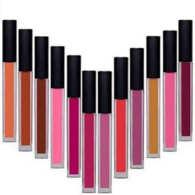 Miss Hot Beauty Liquid Matte Lipstick - Set of 12 (Multi color) (Multi color, 3.5 ml)(Multicolor, 3.5 ml)