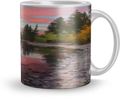 THE SD STORE MUG1149 Glass Coffee Mug(320 ml)