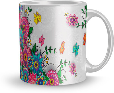 THE SD STORE MUG895 Glass Coffee Mug(320 ml)