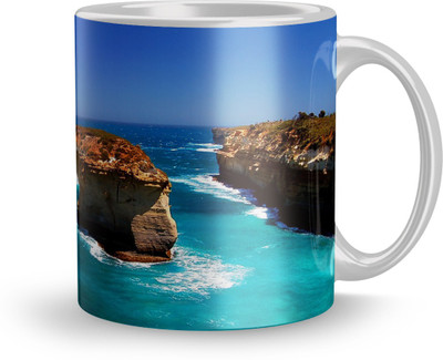 THE SD STORE MUG955 Glass Coffee Mug(320 ml)