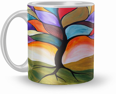 THE SD STORE MUG1066 Glass Coffee Mug(320 ml)