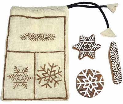 AN Handicrafts ANH_05 Printing Blocks(Pack of 3)