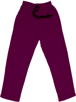 Indistar Track Pant For Boys & Girls(Maroon, Pack of 1)